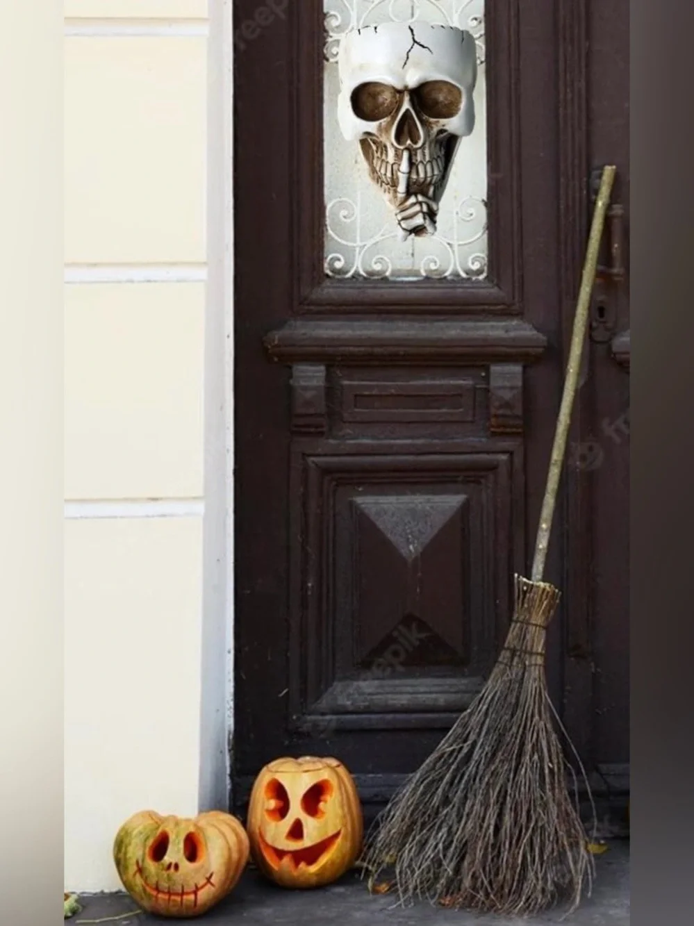 👻NEW - “DON’T SPEAK” Spooky Skull Wall Flowerpot - 7.87×5.12 inches